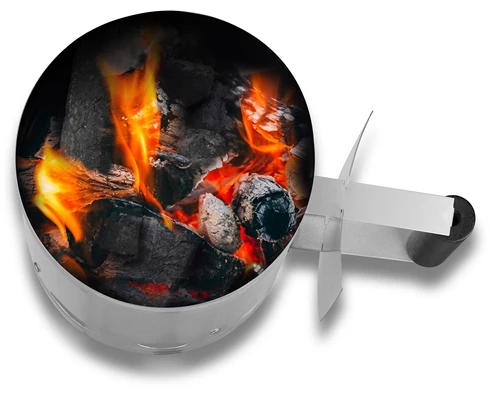 Austin and Barbeque AABQ - Charcoal Starter Galvanized