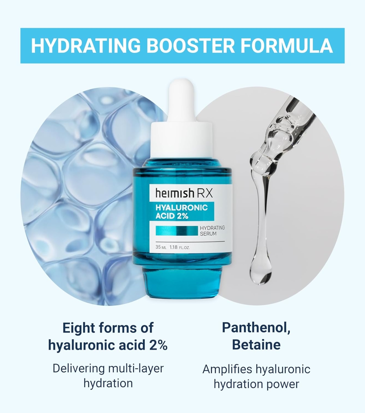 Heimish - *Heimish RX* - Sérum hidratante Hyaluronic Acid 2% - Pele desidratada