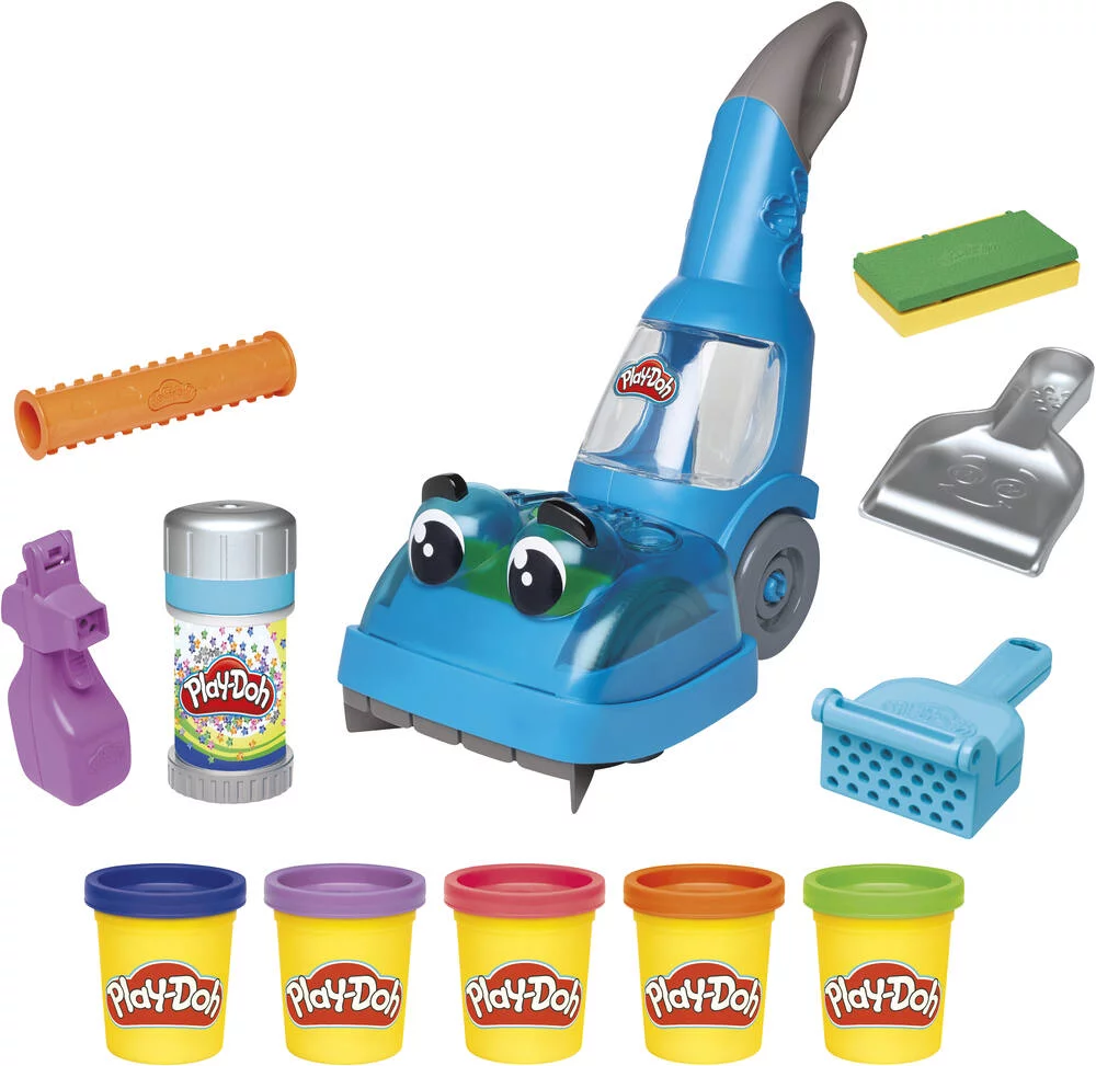 PLAY DOH  ASPIRATEUR ET ACCESSOIRES - AVEC 5  POTS DE PATE A MODELER