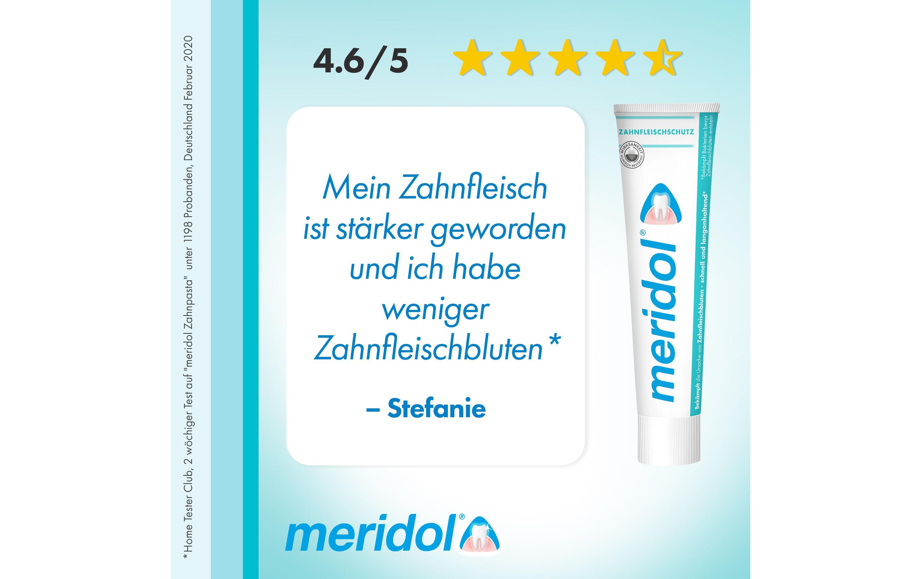 Zahnpasta Zahnfleischschutz 75 mlZahncreme zur Bekämpfung gegen die Ursachen von Zahnfleischbluten