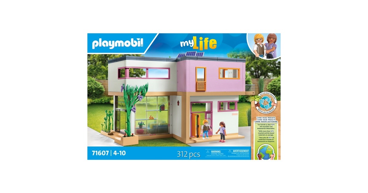 PLAYMOBILmyLife - Huis met serre Constructiespeelgoed  (71607)