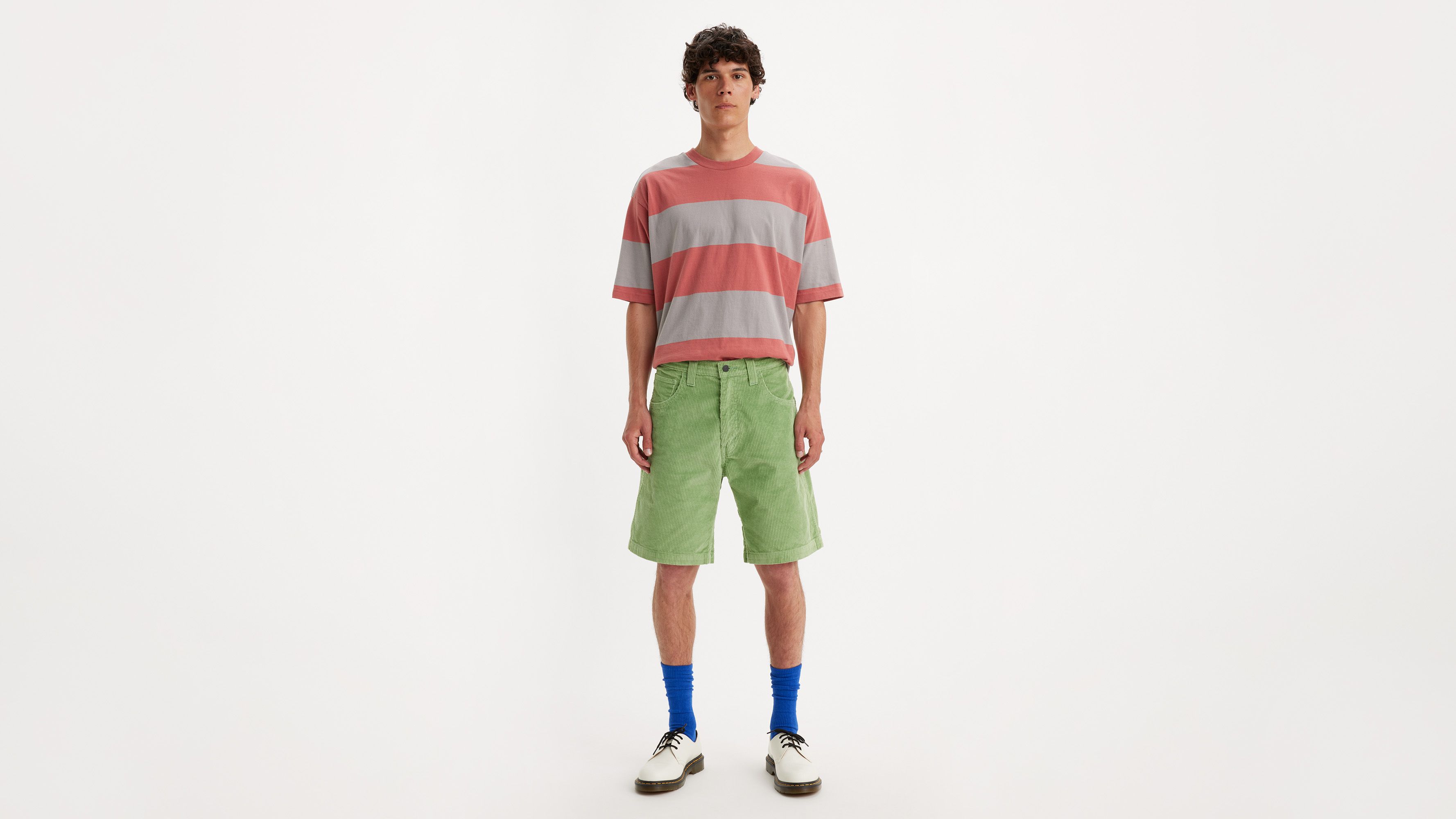 Levi's® Skateboarding Drop-In short velours - Jade Green - Vert