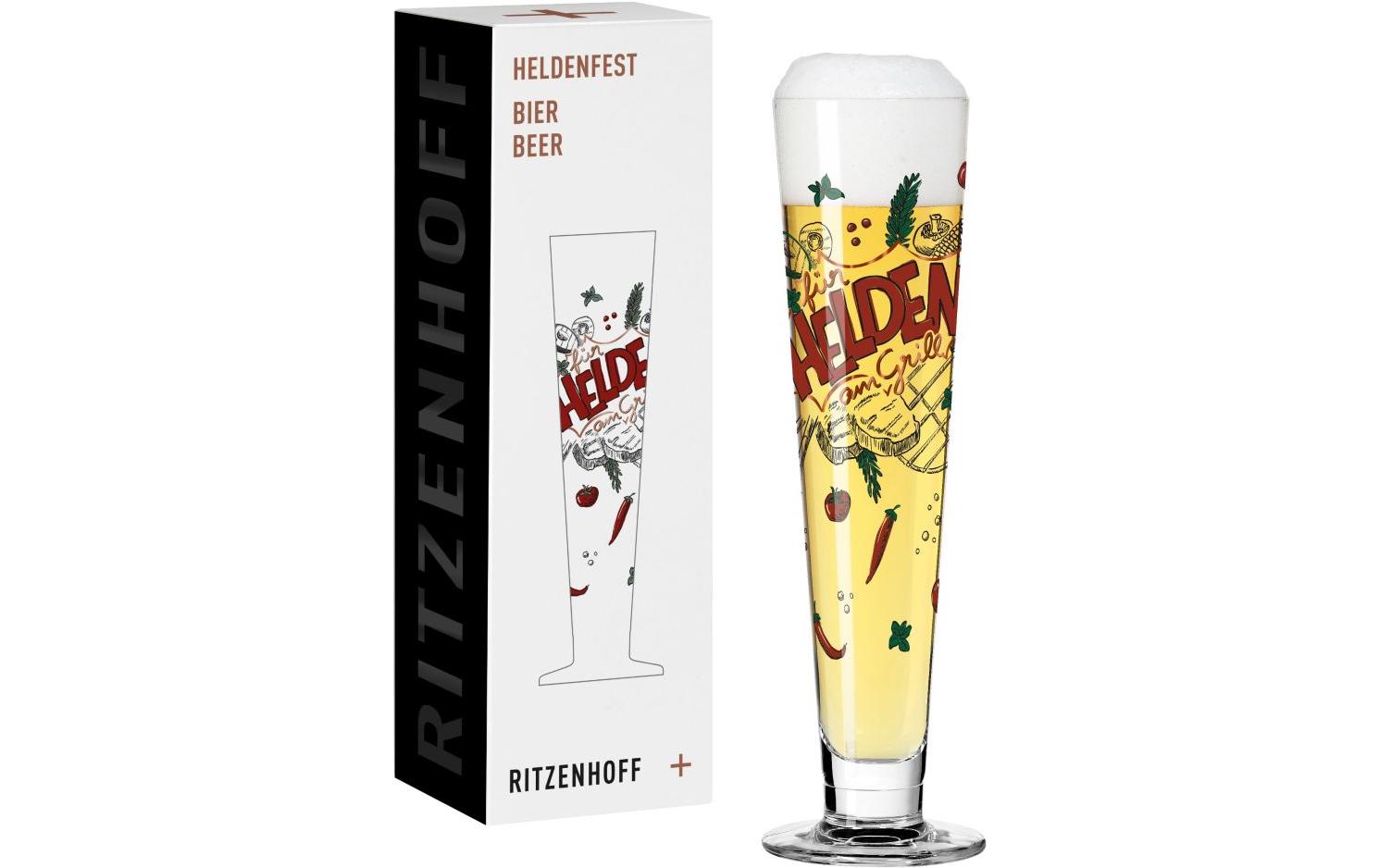 Bierglas Heldenfest No. 13 - Henrike Stein 385 ml, 1 StückGlas für Pilsbier