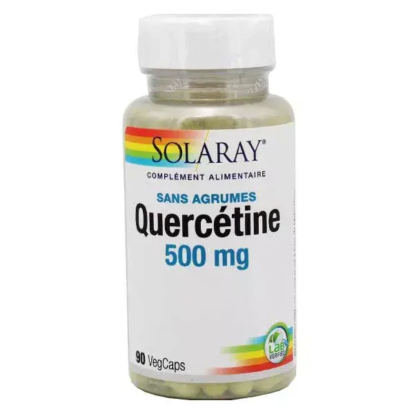 Solaray Quercetina 500mg 90 cápsulas vegetais
