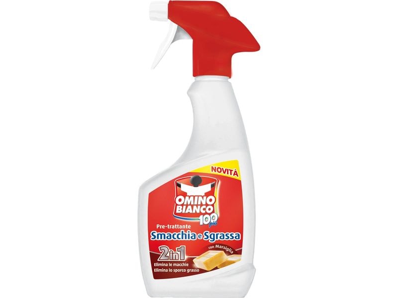 Omino Bianco Fleckenentferner Schaum 0.5 l Fleckenentferner Schaum 2in1 ist super wirksam bei fettigen Flecken