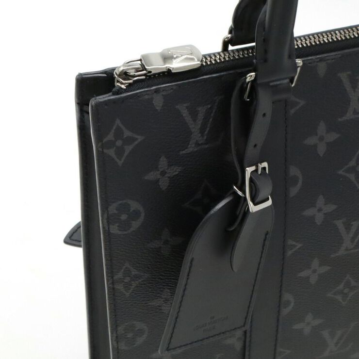 Louis Vuitton Vintage Louis Vuitton Sac Plat Black