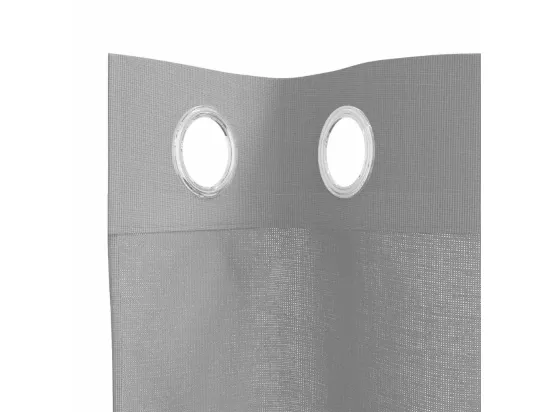 Rideaux en voile avec ?illets 2 pcs gris clair 140x245 cm