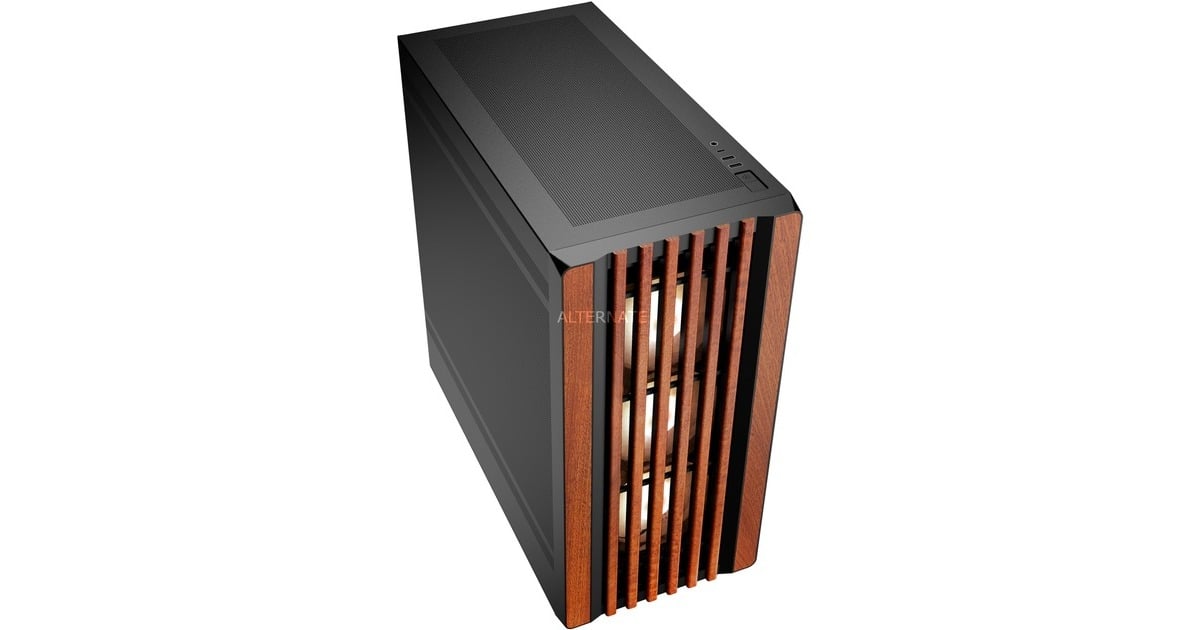 SharkoonRebel C70M RGB midi tower behuizing  (Zwart | 2x USB-A | 1x USB-C | RGB)