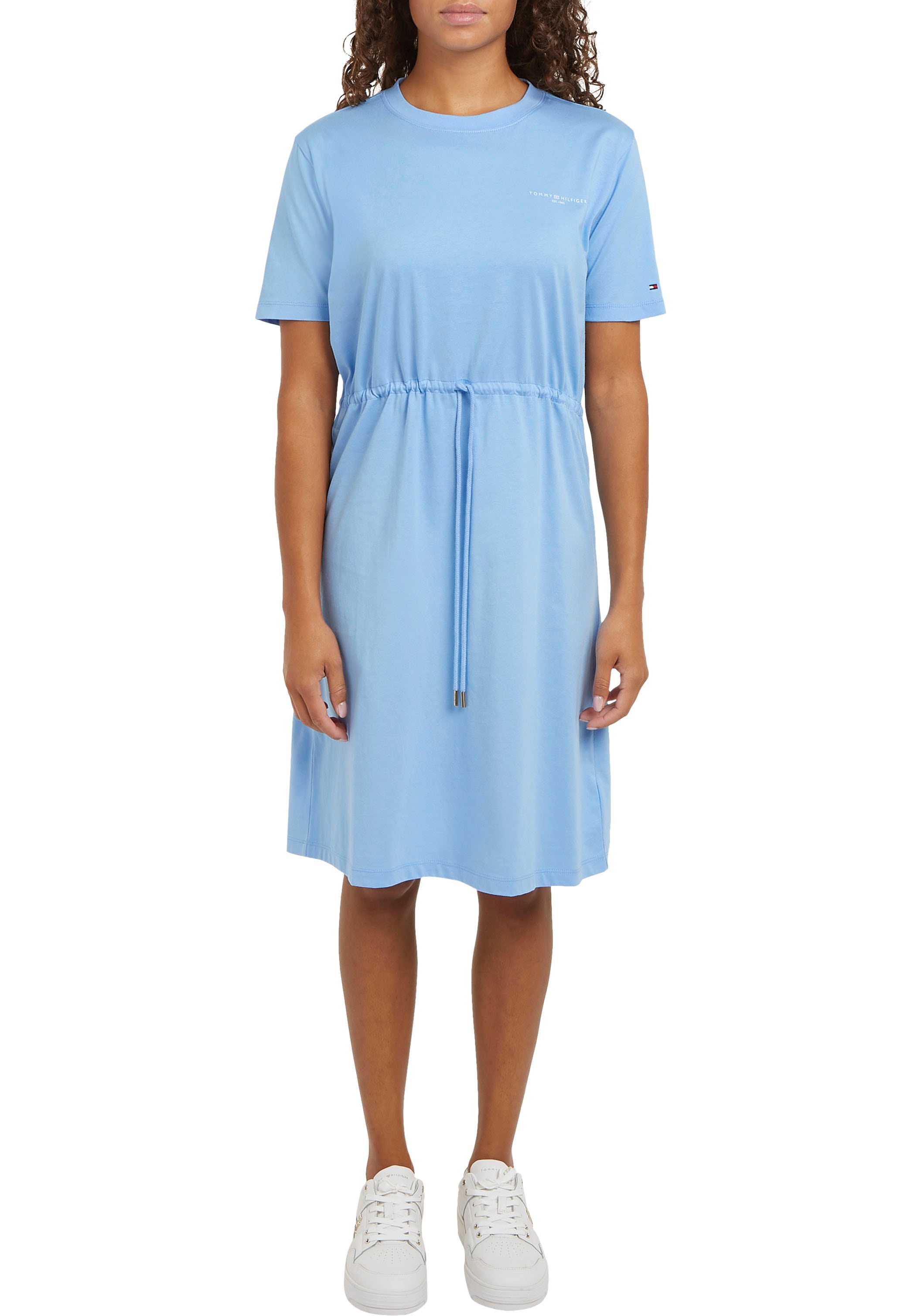 Tommy Hilfiger Shirtkleid »1985 REG MINI CORP TEE DRSS SS« mit Tommy Hilfiger Schriftzug