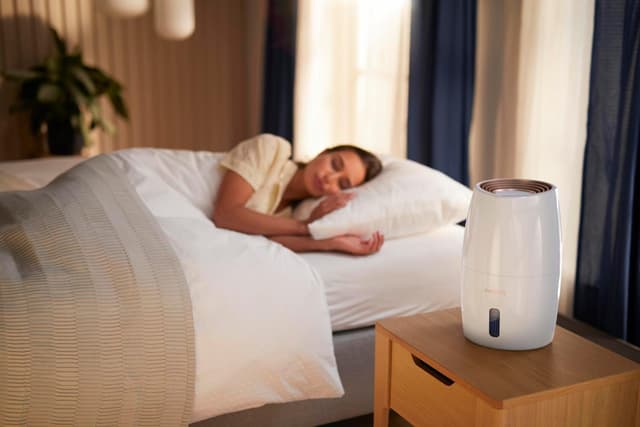 Philips luftfugter i 2000-serien HU2716/10 (hvid og rosaguld)