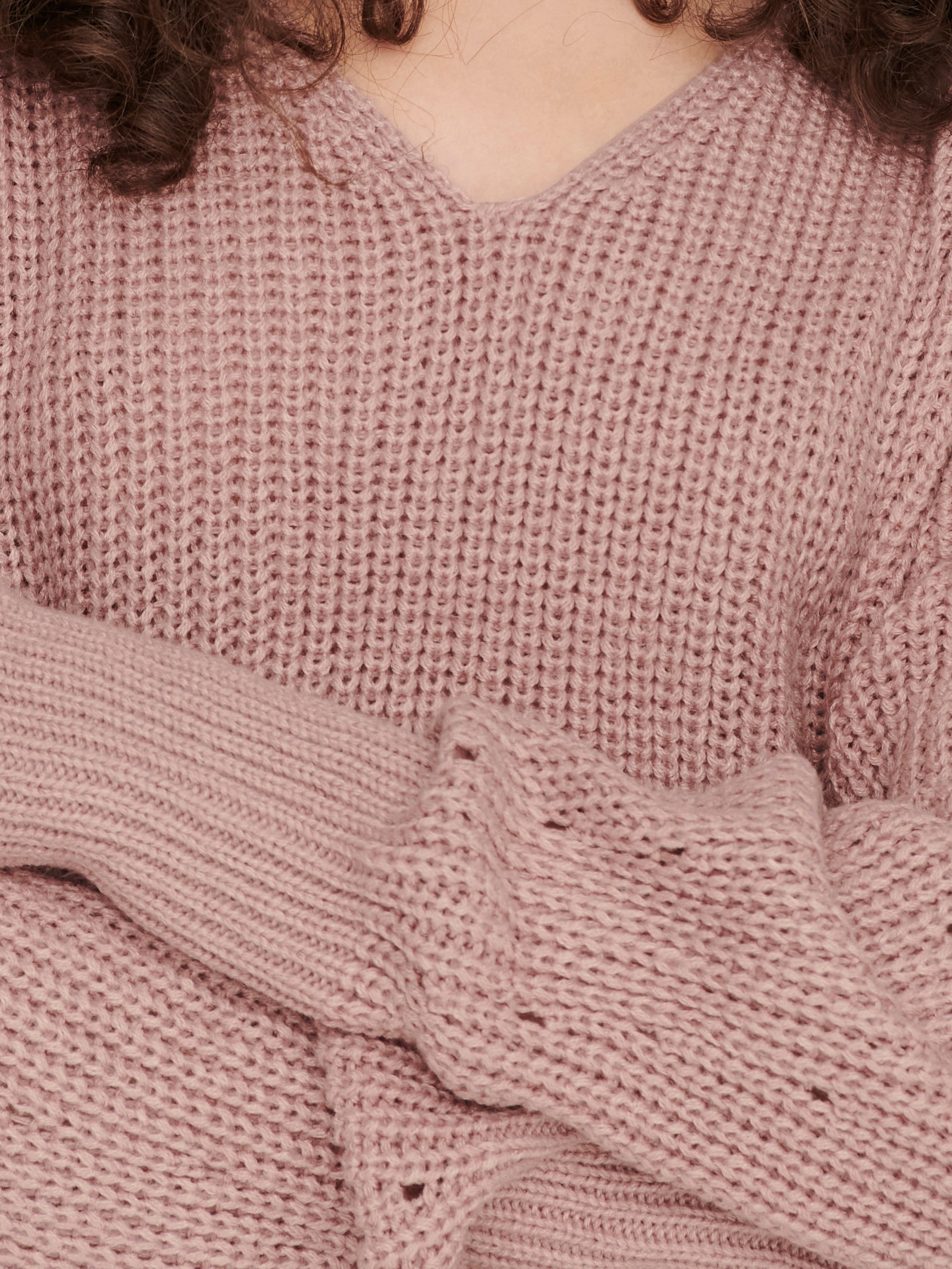 JDYJUSTY Strickpullover Woodrose