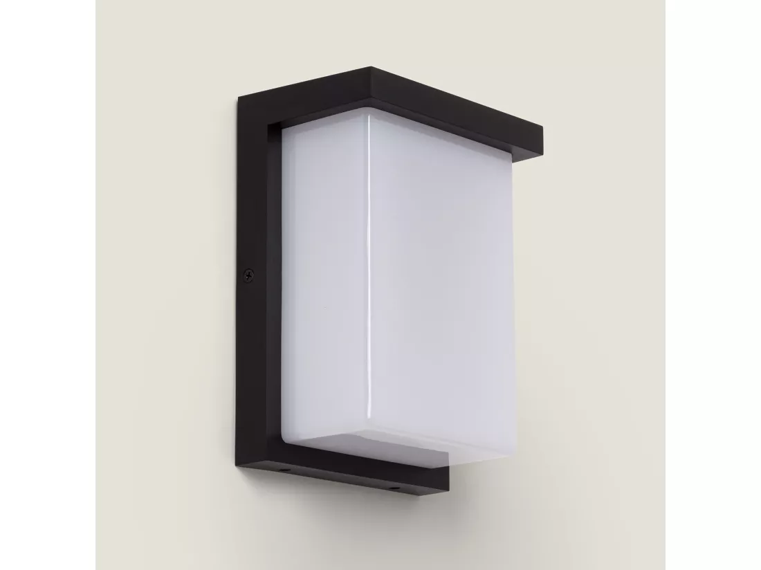 Applique Murale LED Extérieur Aluminium 16W Tyron 4000K Noir Blanc neutre