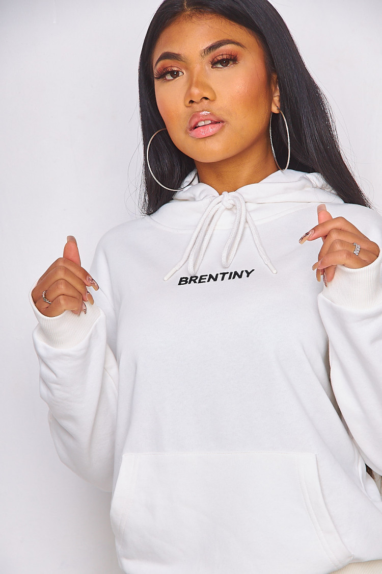 Sweat à capuche Brentiny écru