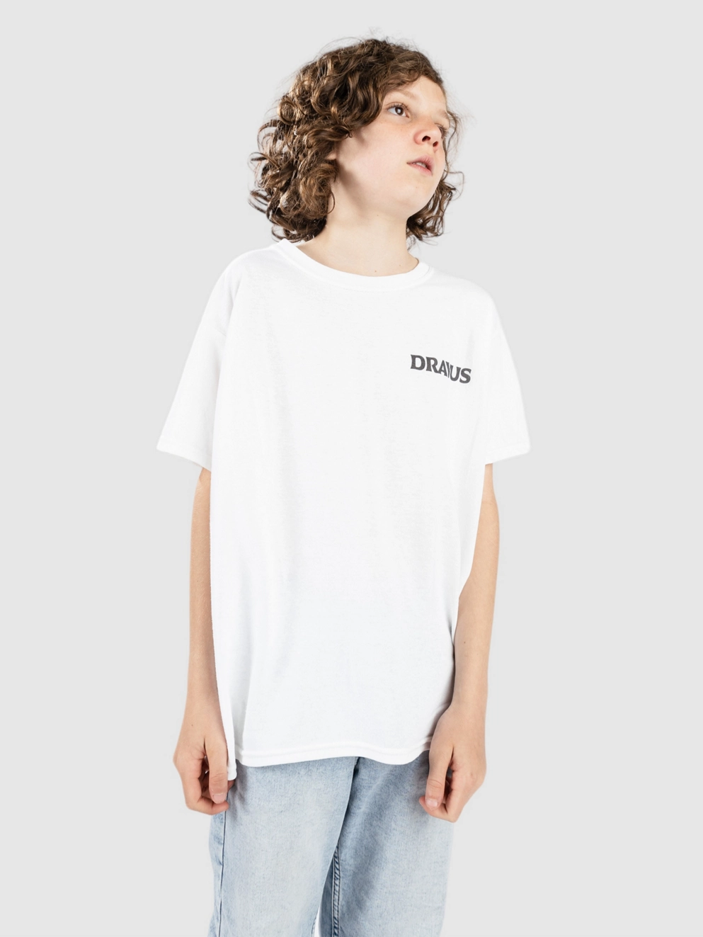 Dravus Dead Serious Kids T-Shirt white