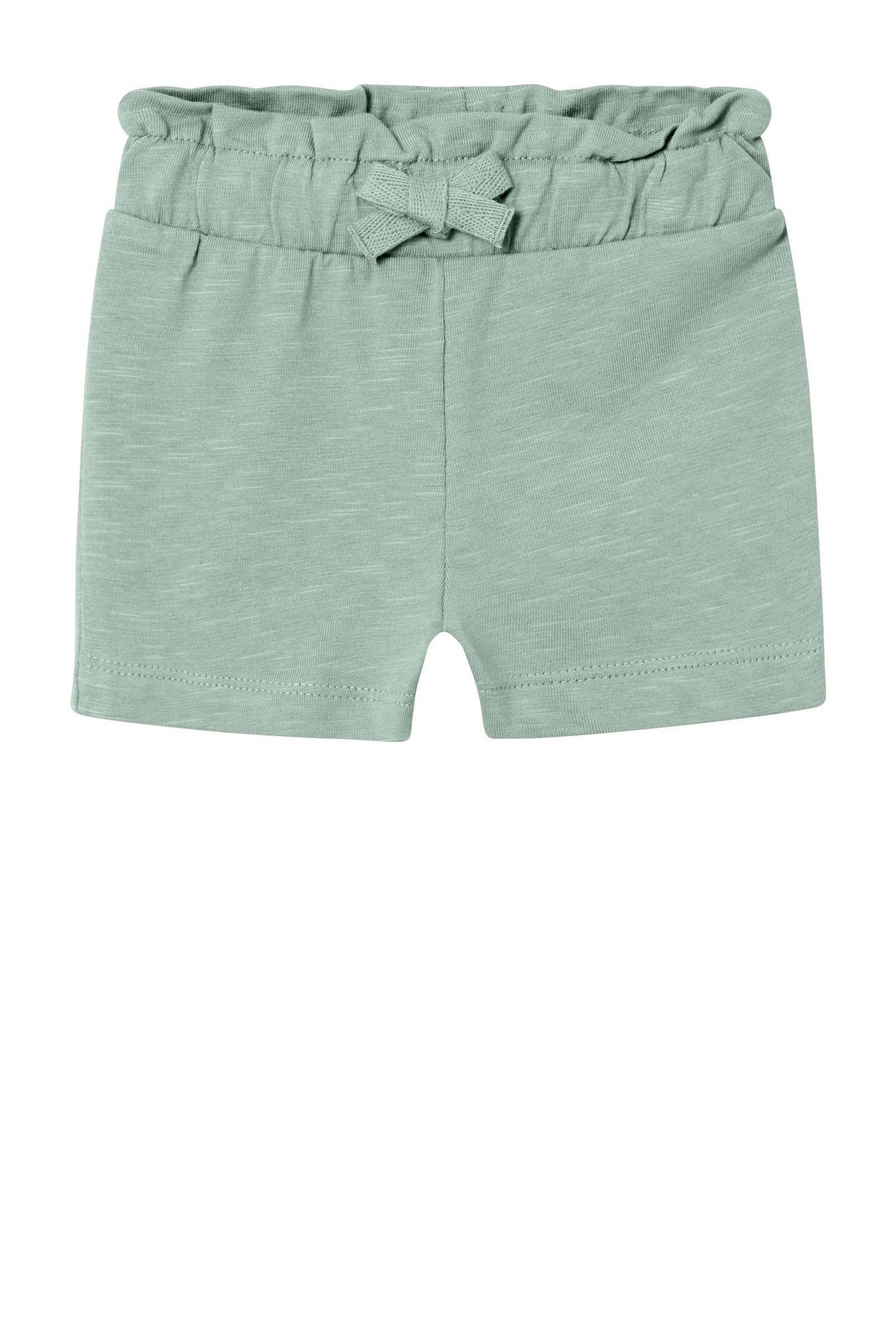 NAME IT baby casual short NBFHUBBI groen