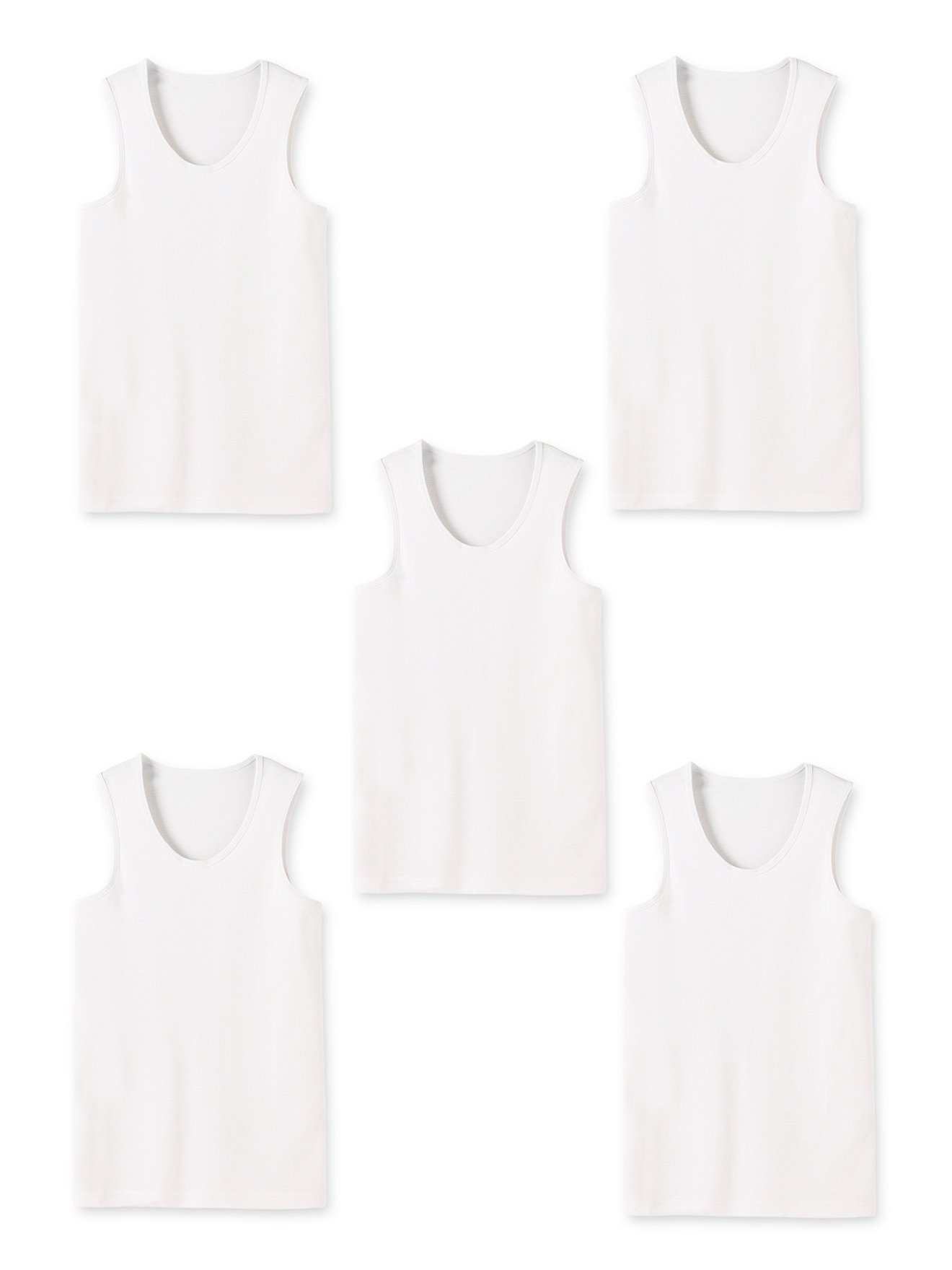 Maillots sans manches lot de 5