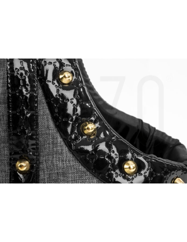 Bolsa para animais de estimação. CAZO Noir - cinza-preto