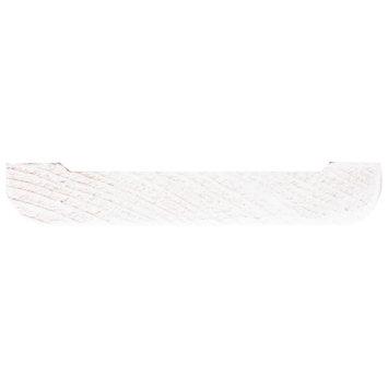 Koplat recht grenen wit gelakt 12x68mm 270cm