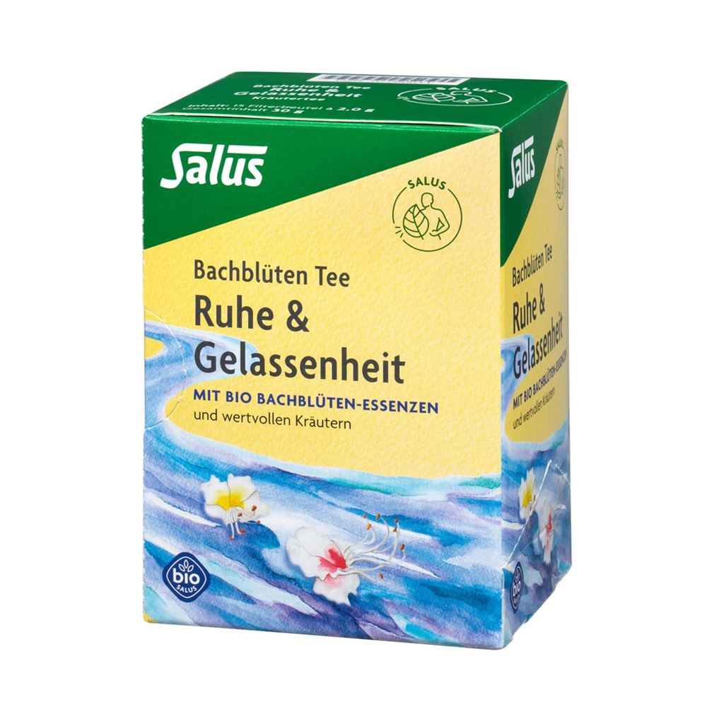 SALUS Bachblüten Tee Tees Ruhe & Gelassenheit Bio Btl 15 Stk