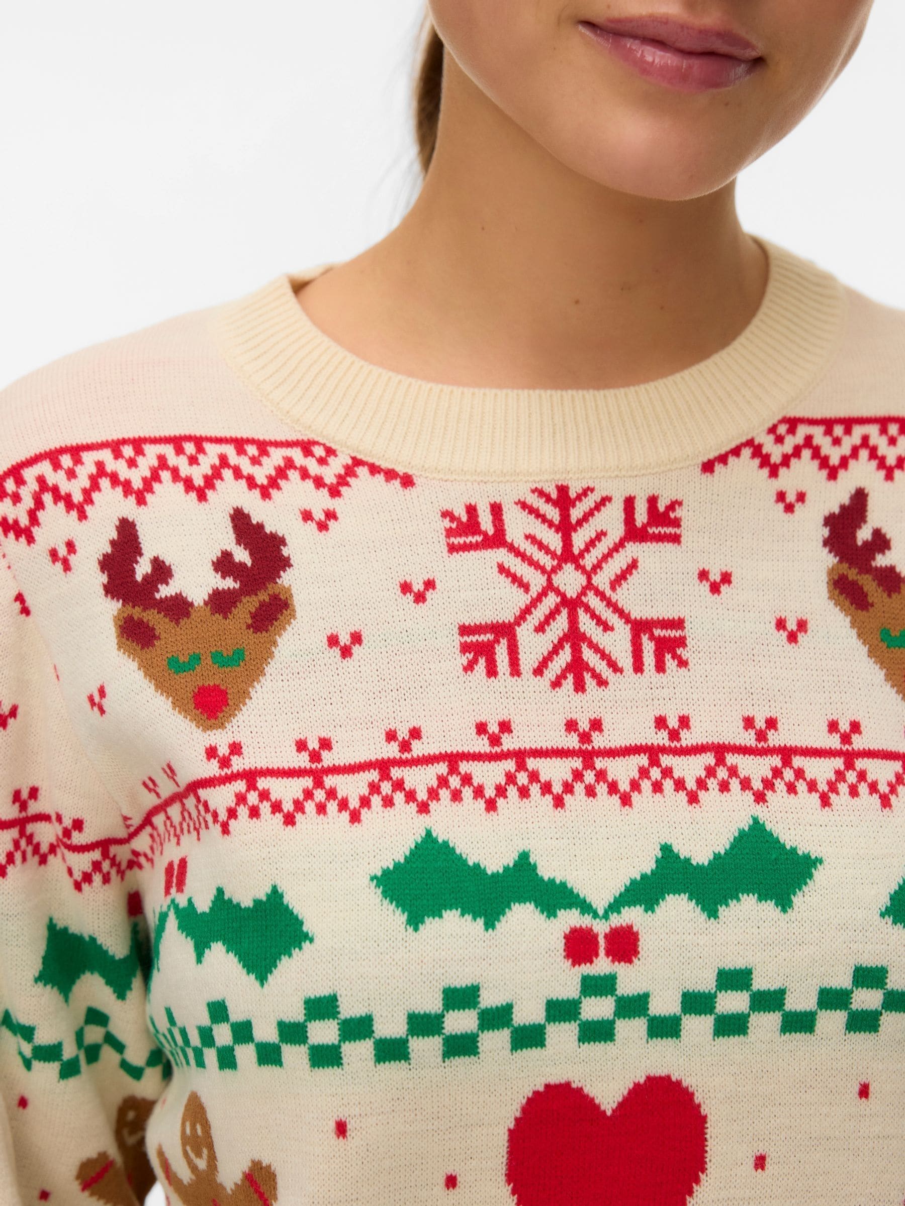 VERO MODA Gingerbread Novelty Christmas Jumper