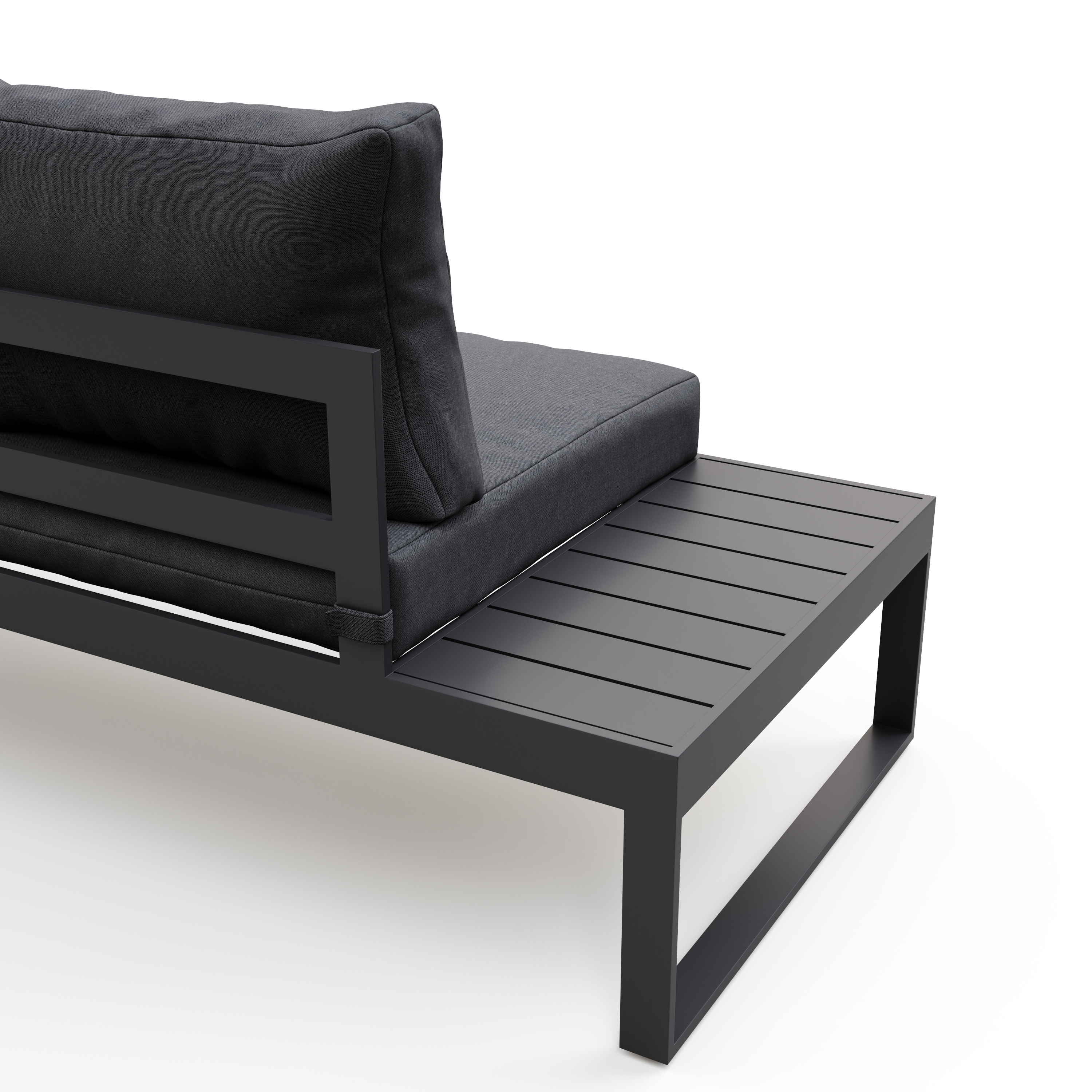 Lounge CAMILA anthrazit/schwarz