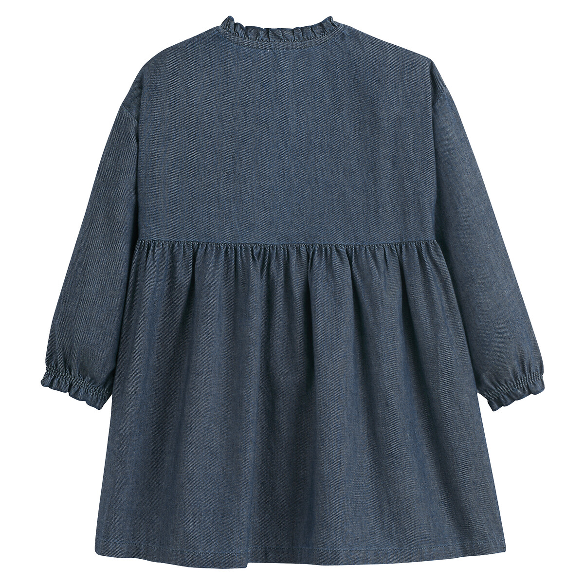 COLEÇÕES LA REDOUTE<br>Vestido jeans leve com mangas compridas