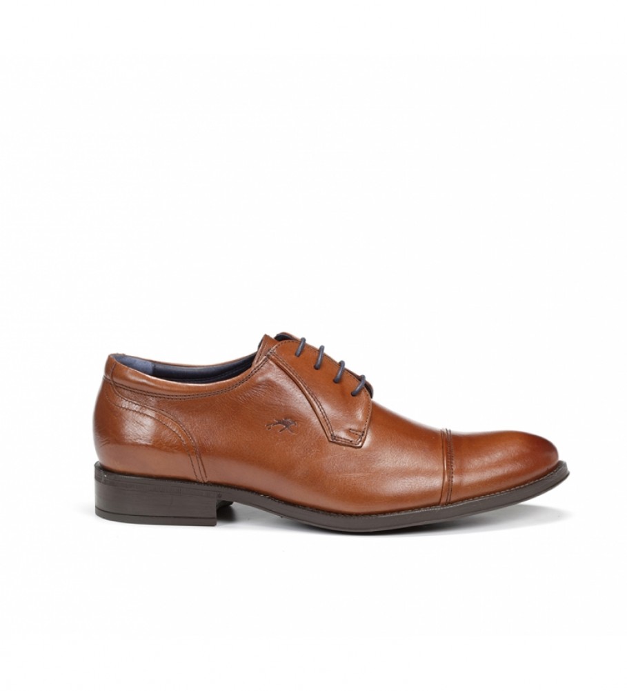 Sapatos de couro Fluchos 8412 Memo Marrom
