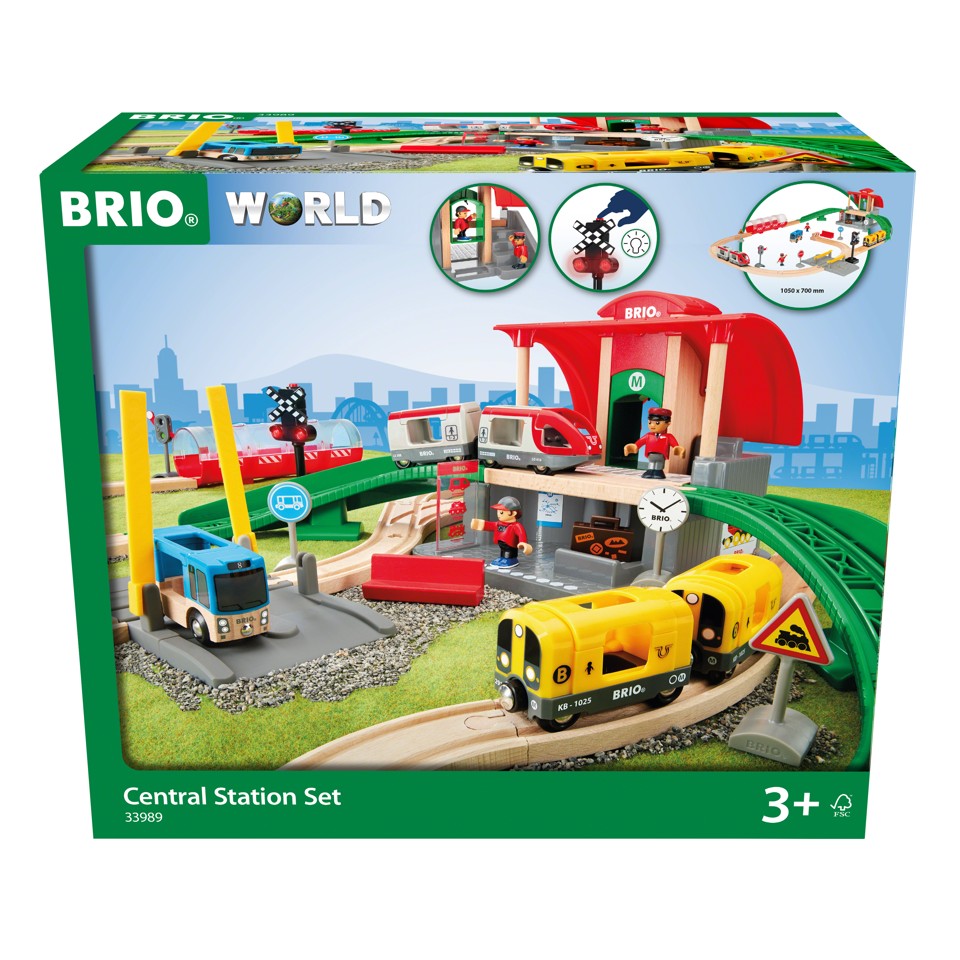 BRIO - Centralstation sæt (33989)