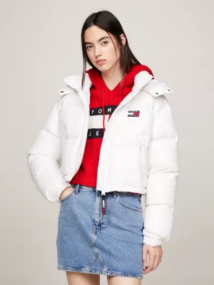 Jaqueta puffer cropped Alaska