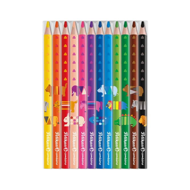 combino® - 12 Buntstifte - Mit Namensfeld