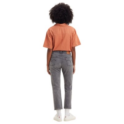 Jean femme 501 Gray Worn In LEVIS