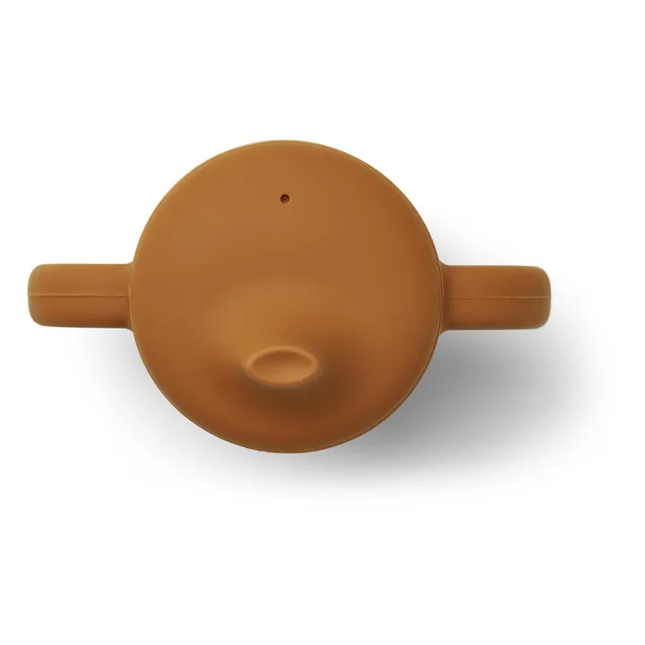 Liewood Tasse d'apprentissage Neil en silicone | Mustard