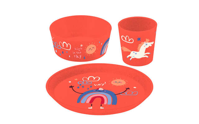 Koziol Kids Set Kindergeschirr Set 3-tlg.