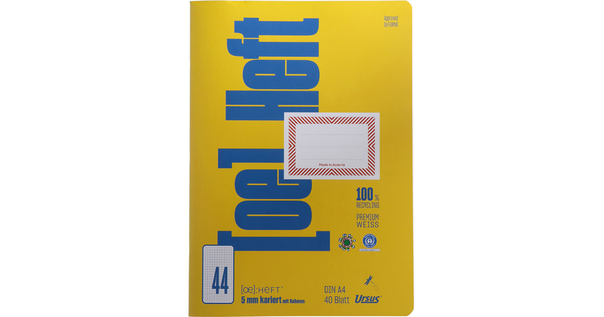 Heft Kariert A4 Nr. 14 40 Blatt