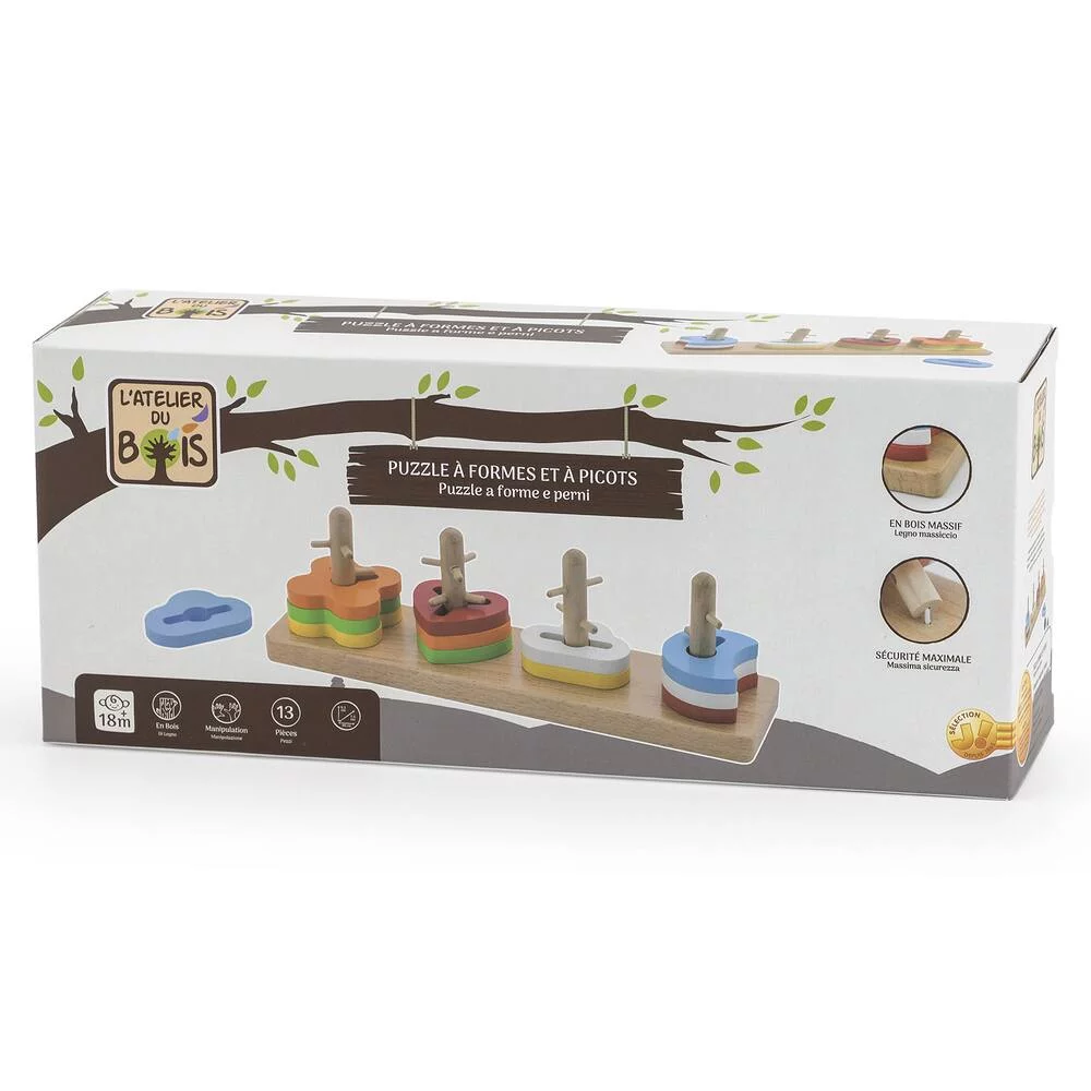 PUZZLE A FORMES ET A PICOTS