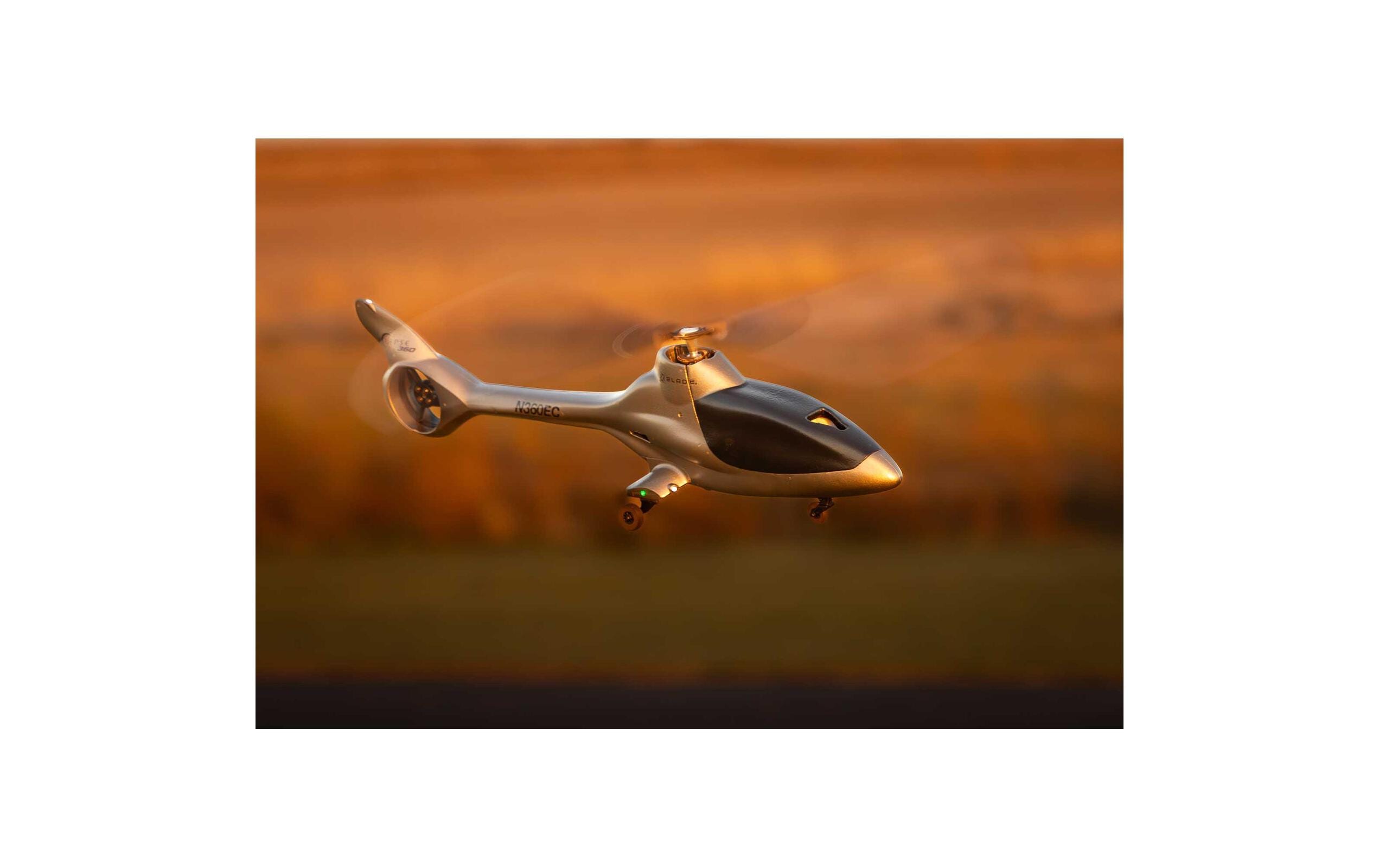 Helikopter Eclipse 360 AS3X, SAFE, BNF Basic<br>Futuristischer Flybarless Heli mit Spektrum Technik