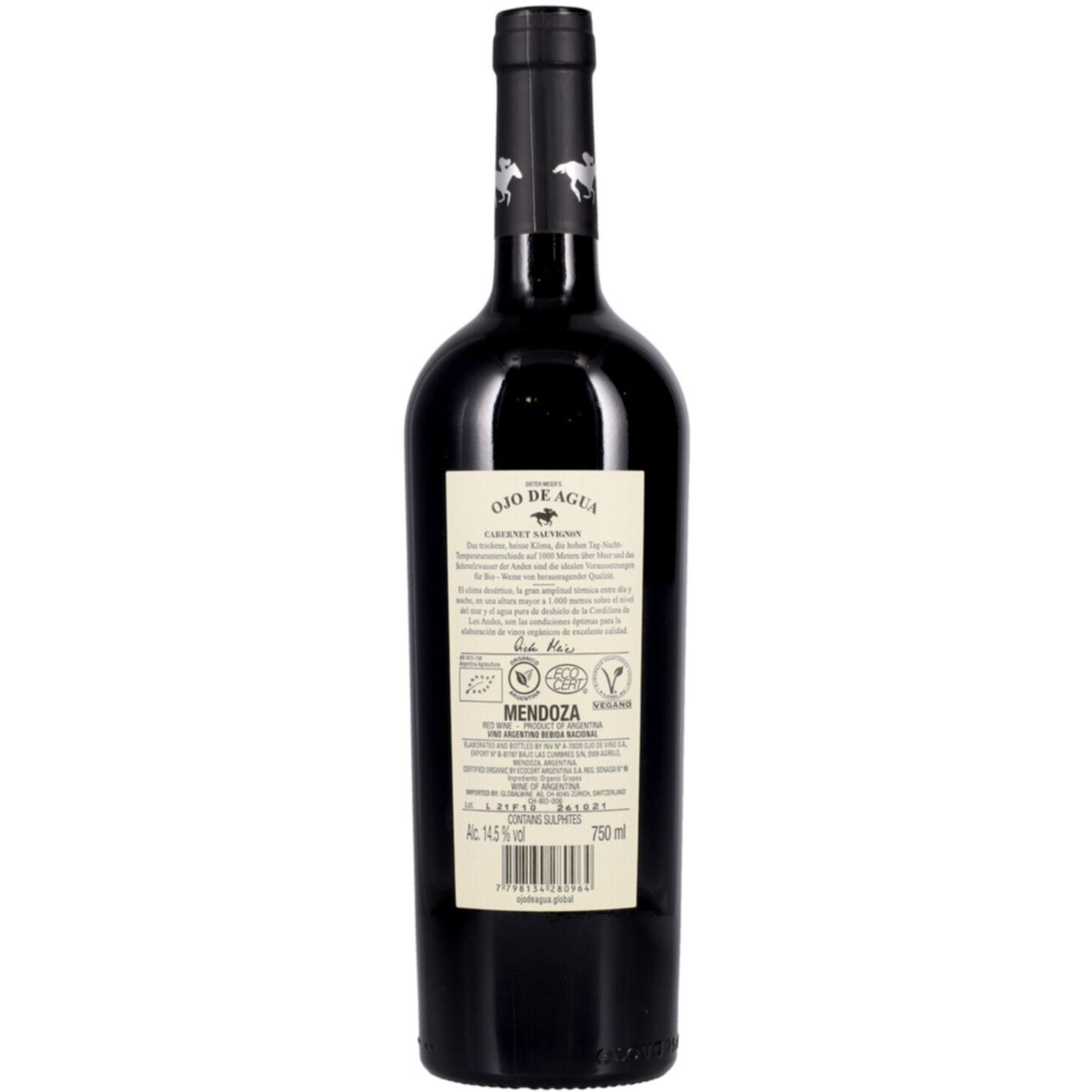Cabernet Sauvignon Ojo de Agua Dieter Meier -75cl