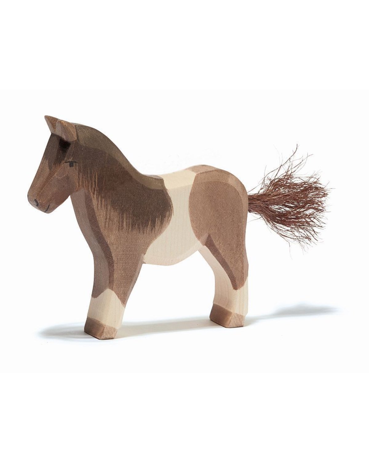 Hest Lekedyr – Håndlaget Trefigur | Bondegård Leke, liten 10cm