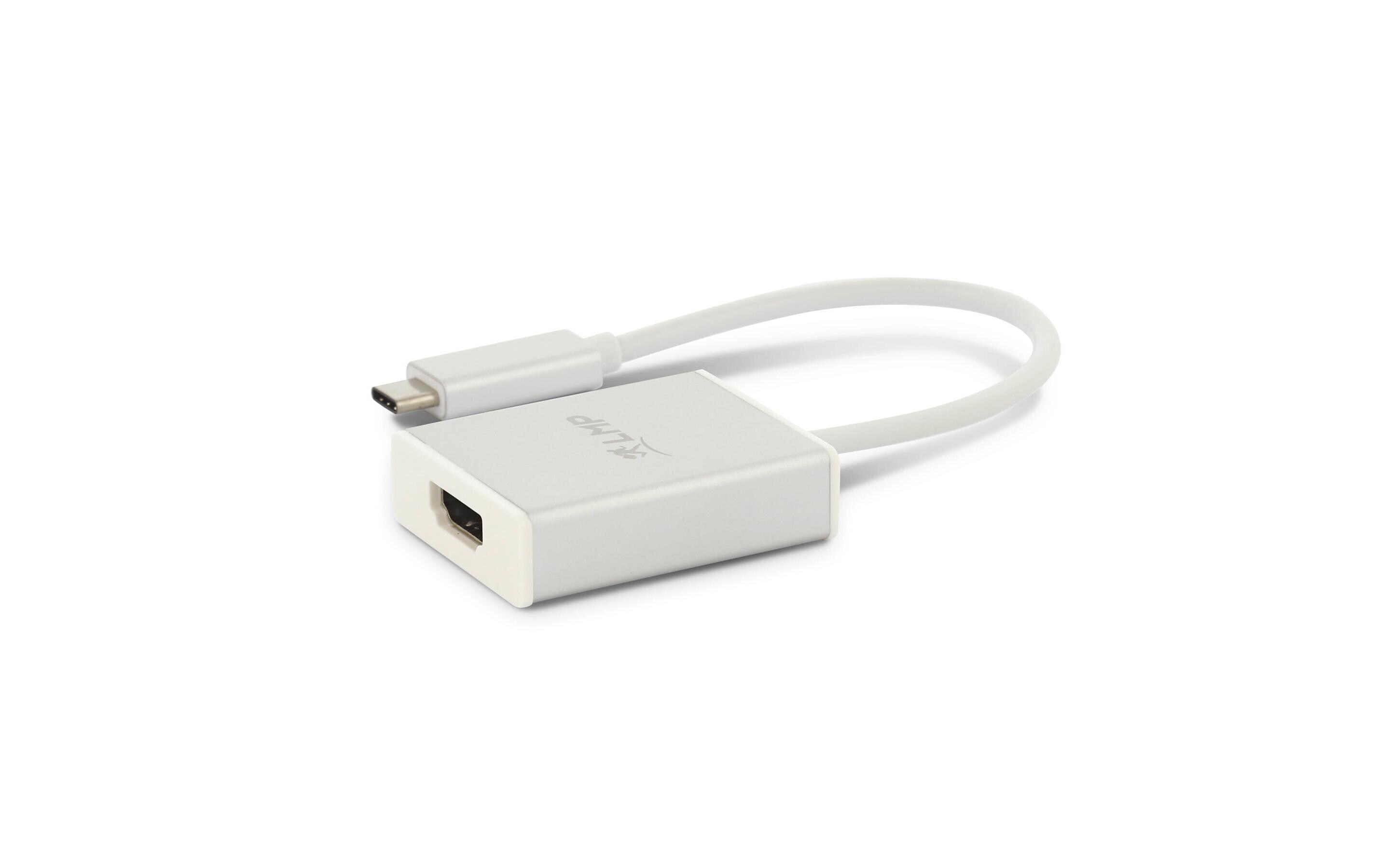 Konverter USB-C - HDMI SilberUSB-C Video-Adapter