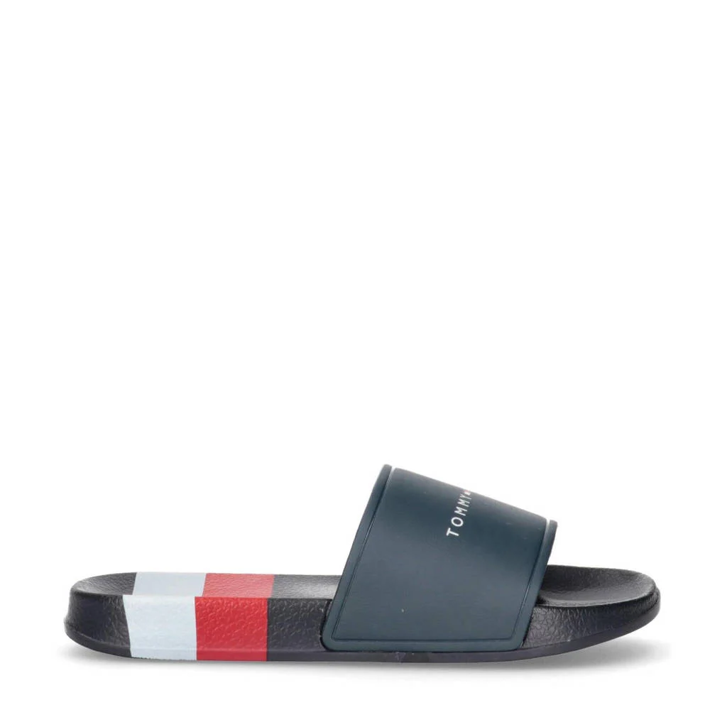 Tommy Hilfiger badslippers donkerblauw
