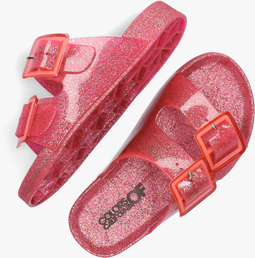 COLORS OF CALIFORNIA roze colors of california slippers jelly glitter