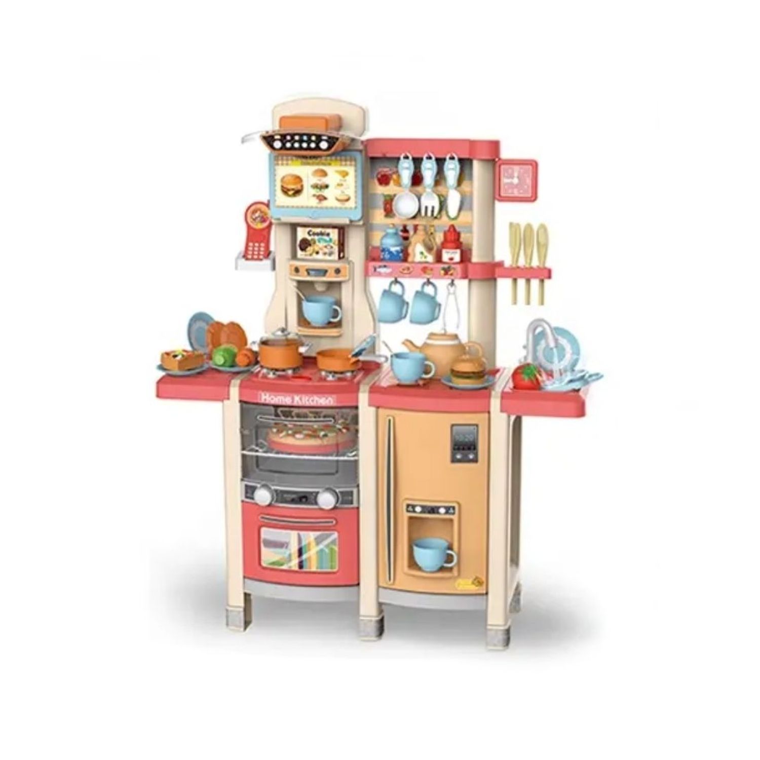 Coemo Kinderküche Susi Spielküche ROT mit extra viel Zubehör