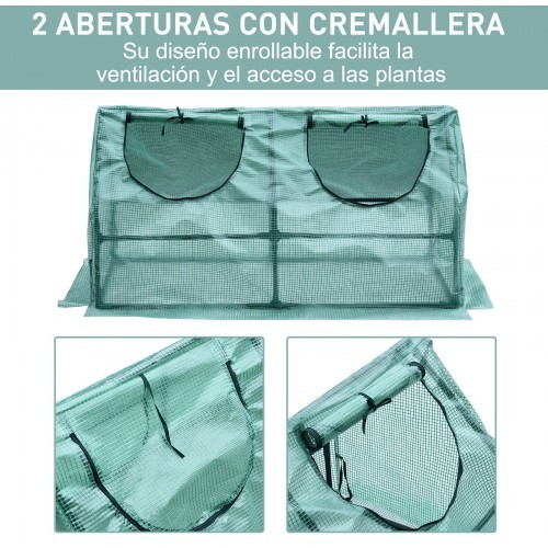 Estufa tubular verde
