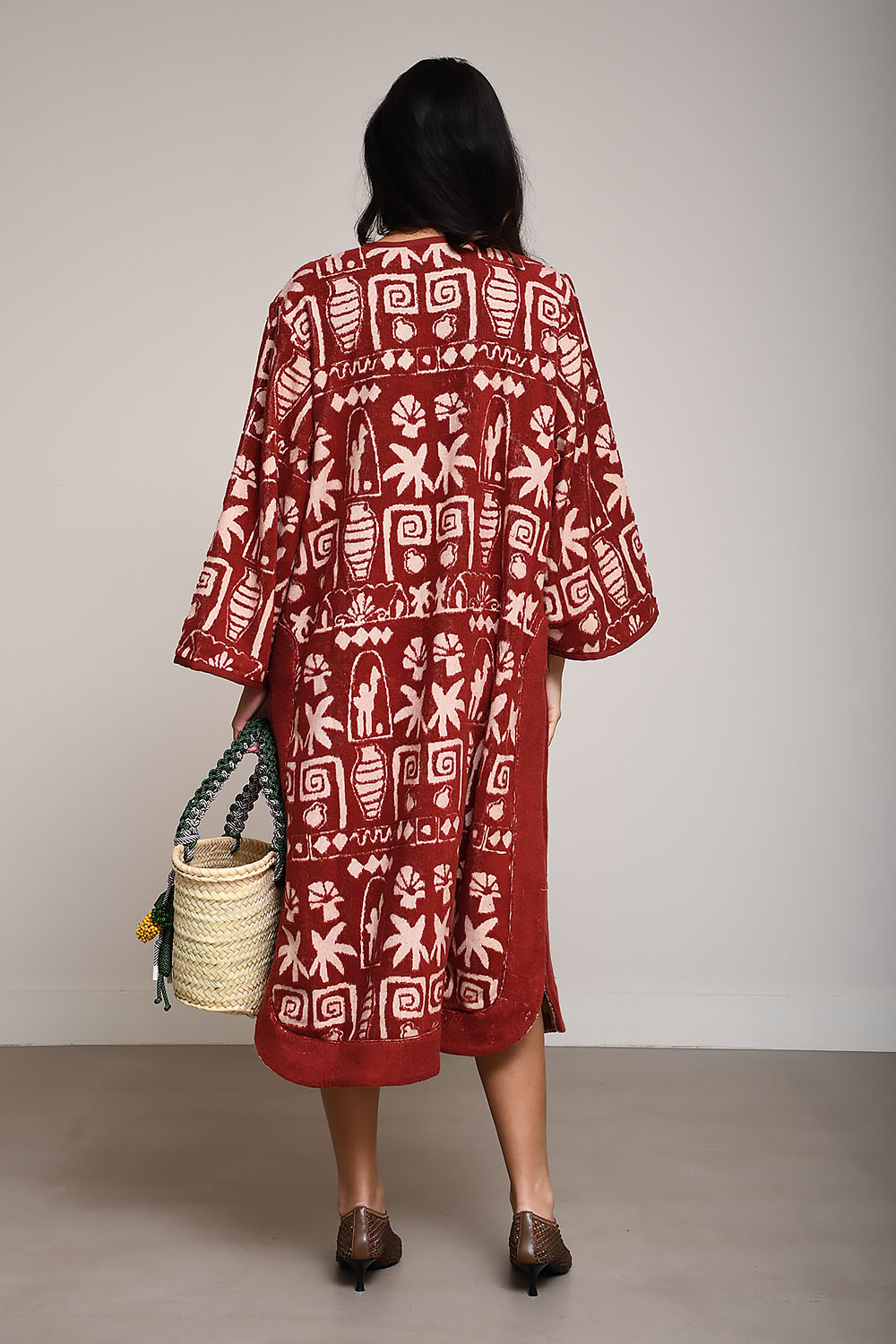 Maya midi cotton coverup