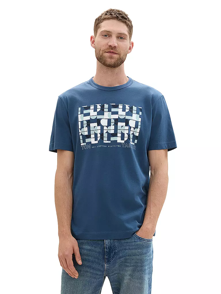 TOM TAILOR T-Shirt dunkelblau