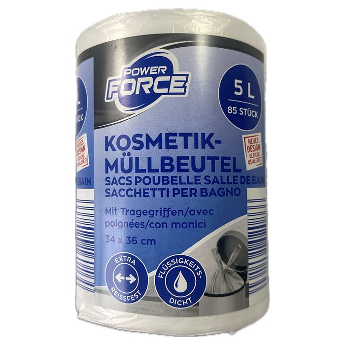 POWER FORCE Kosmetik-Müllbeutel