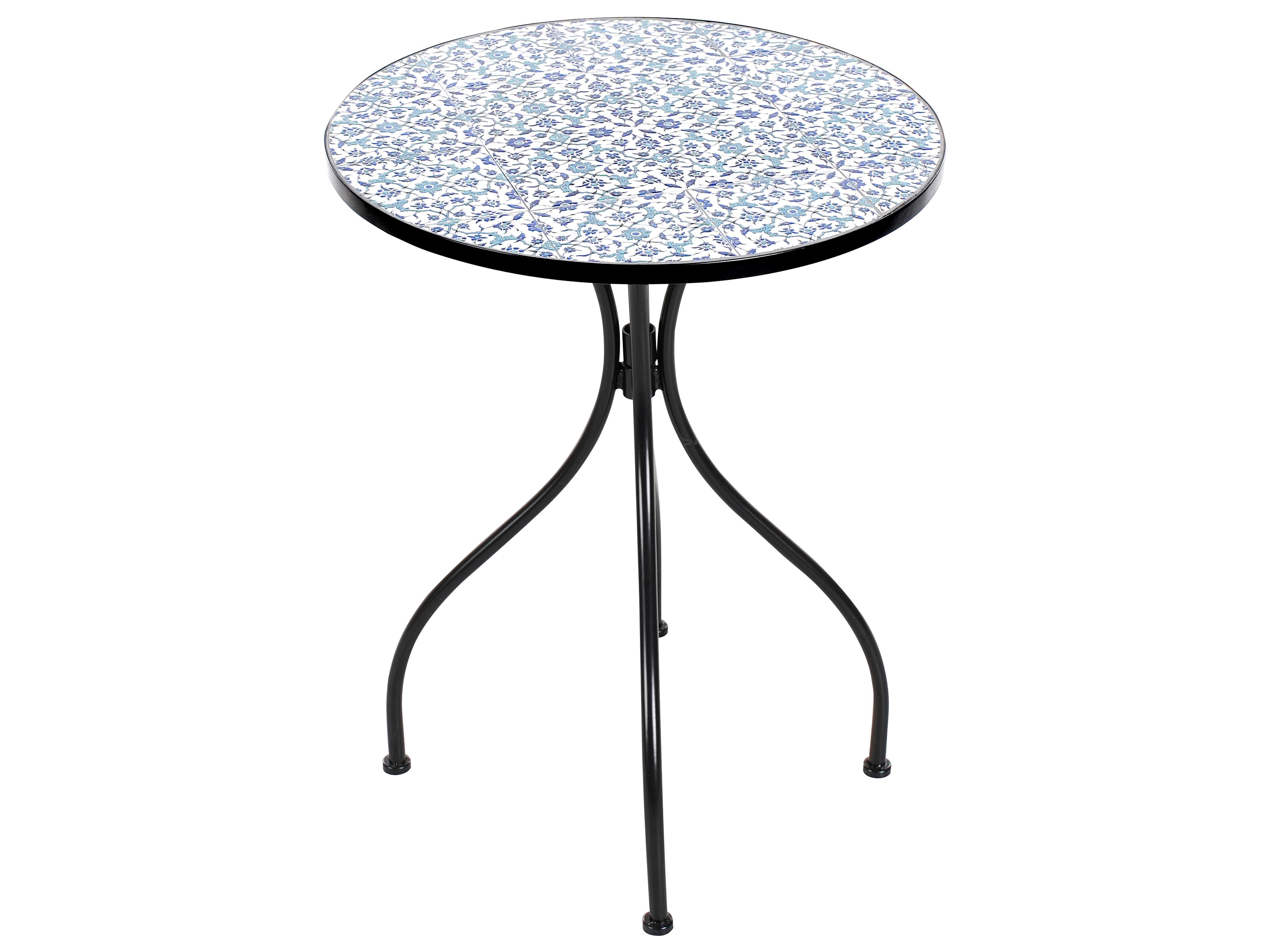 Bistrotafel CHAPECO 60 cm 60 cm Metaal Zwart