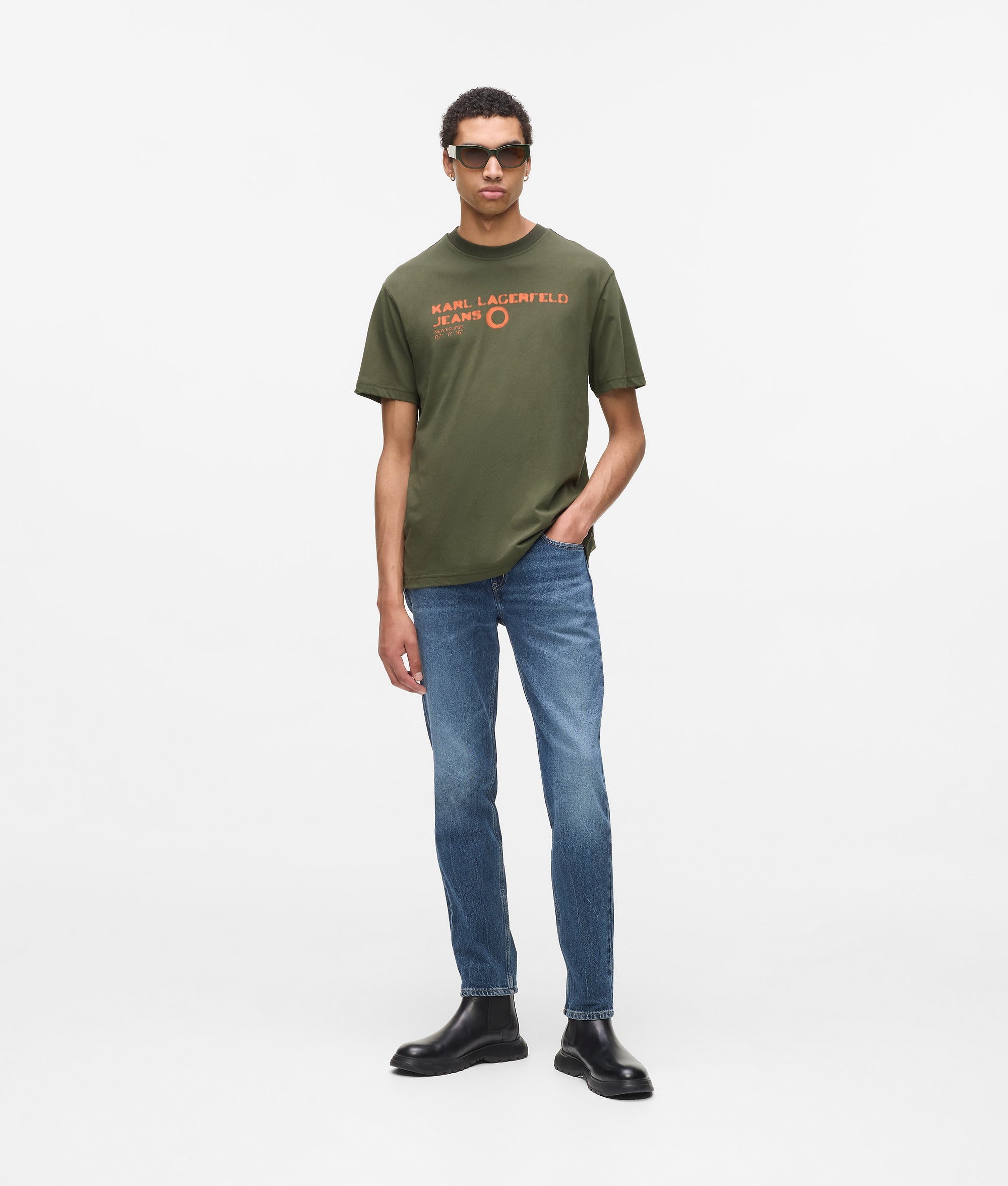 T-shirt met Eclipse-logo