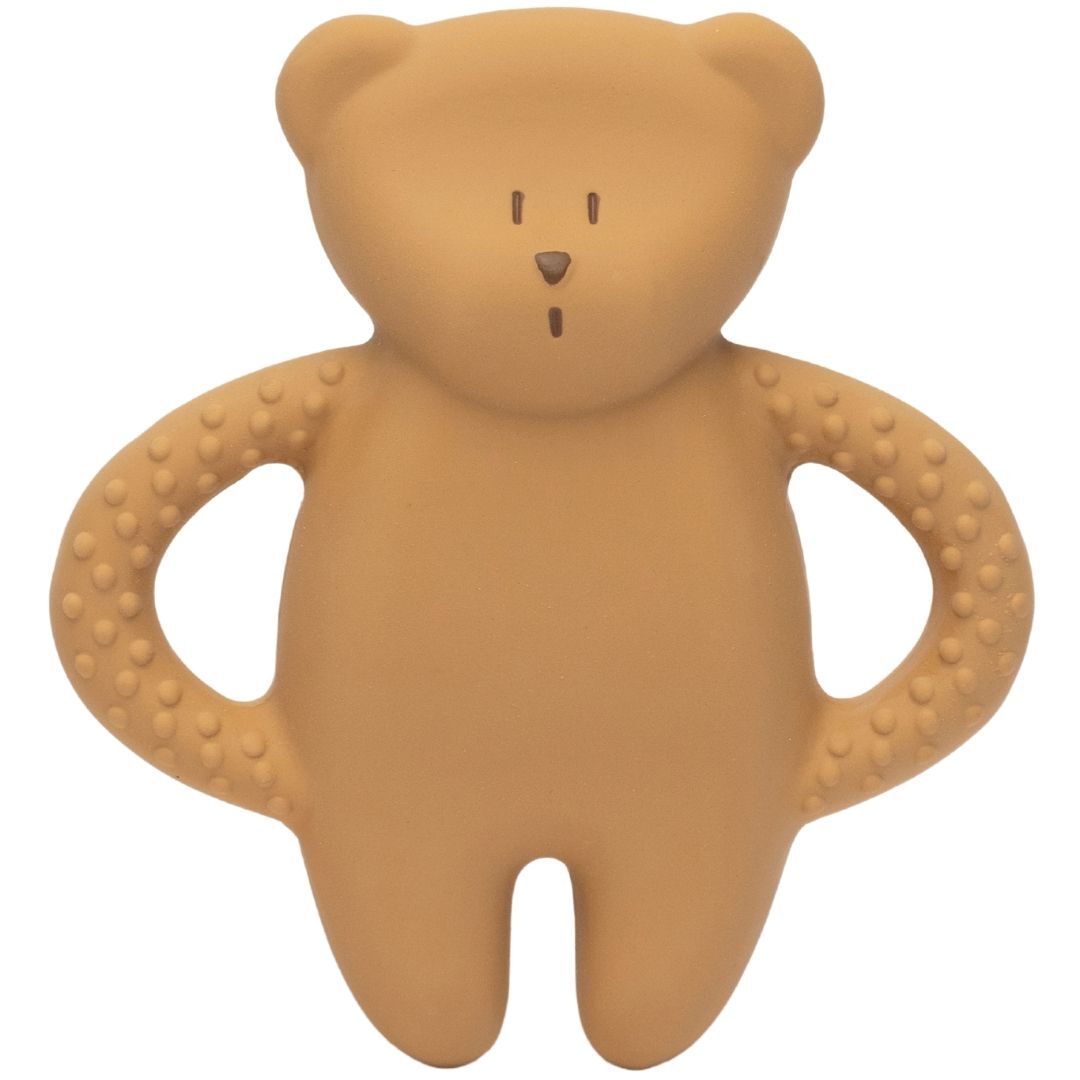Moonie bijtring bear - cappuccino natur