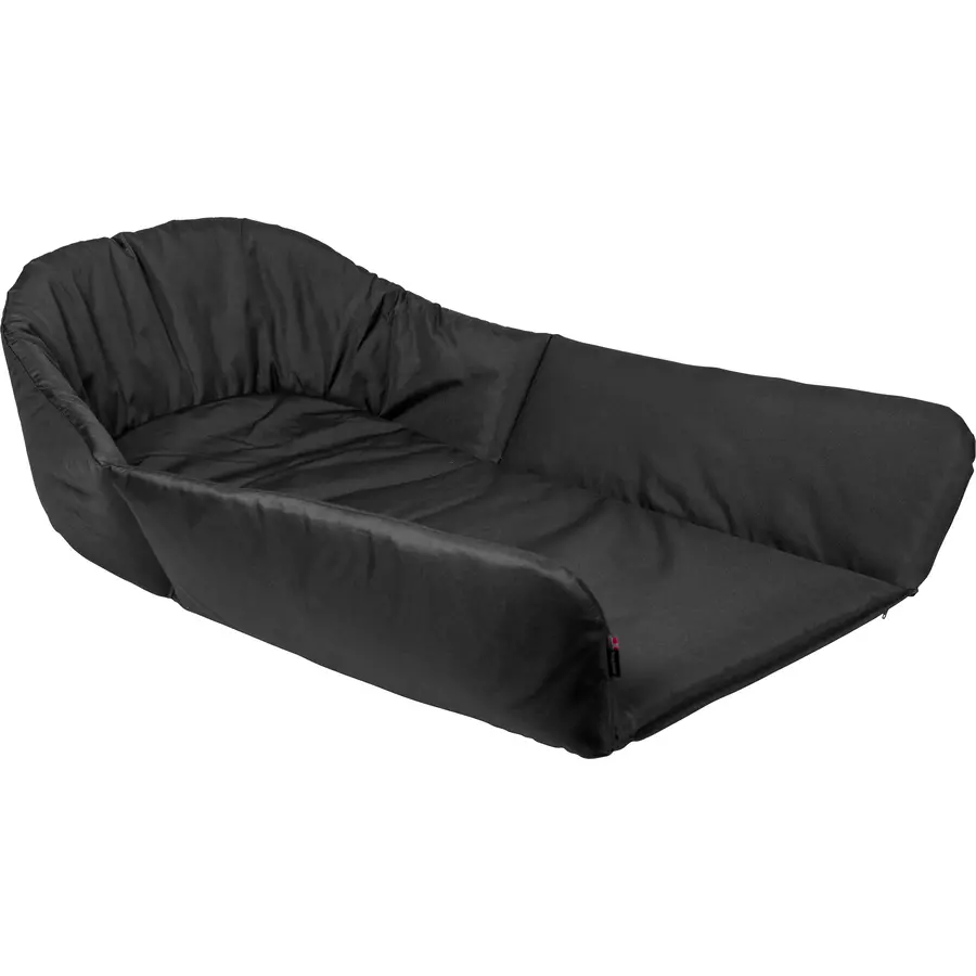 hamax Hundeanhänger mit Bett und Regenverdeck Pluto L navy  blueblack